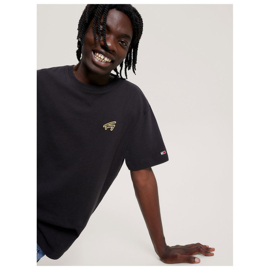 Tommy Hilfiger Ανδρική κοντομάνικη μπλούζα Classic Gold Signature Tee